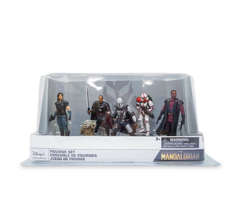 Disney Star Wars The Mandalorian Figure Play Set Toy Cake Topper New with Box