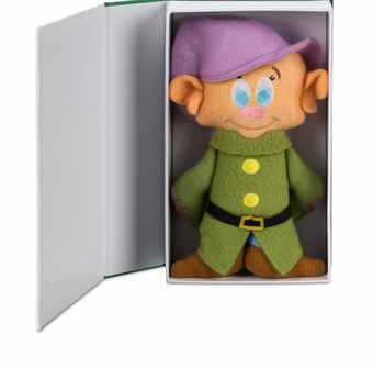 Disney Snow White and the Seven Dwarfs Dopey VHS Small Plush Limited New w Box