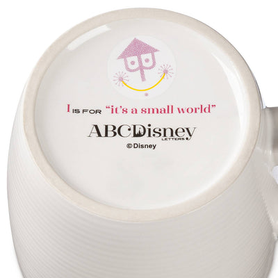 Disney Parks ABC Letters I is for It's a Small World Ceramic Coffee Mug New