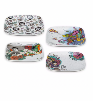 Disney Pixar Coco Kitchen Ceramic Plate Set New with Tag