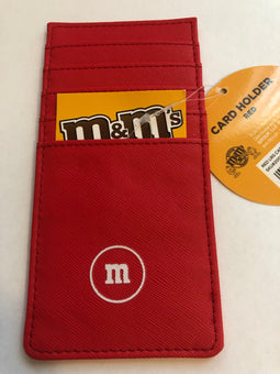 M&M's World Red Character Large Card Holder New with Tags