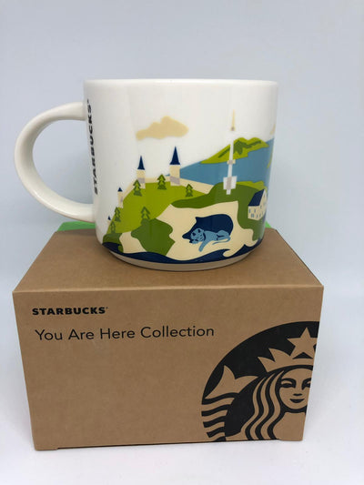 Starbucks You Are Here Lucerne Ceramic Coffee Mug New with Box