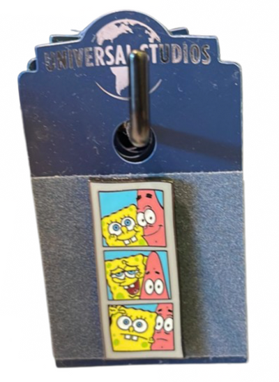 Universal Studios SpongeBob Patrick Pictures Pin New With Card