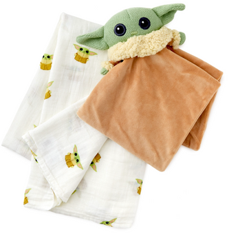 Hallmark Star WarsThe Mandalorian The Child Grogu Lovey and Swaddle Blanket New