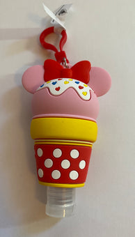 Disney Parks Minnie Ice Cream Hand Sanitizer 1oz Keychain New with Tag