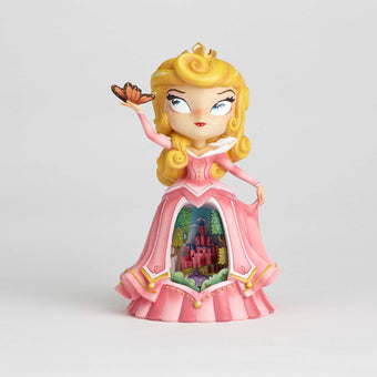 Disney Miss Mindy Aurora with Diorama Dress Light Up Figurine New with Box