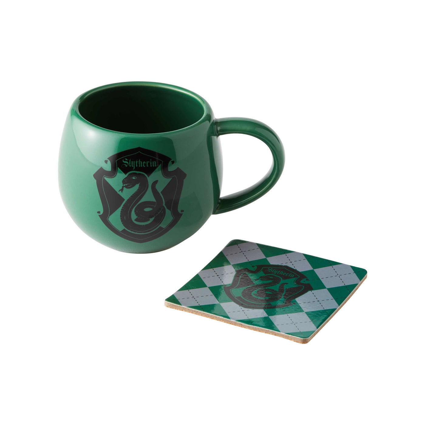Harry Potter by Onimd Slytherin Crest Mug Coaster Set New with Box