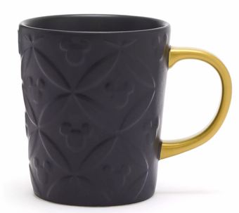 Disney Parks Mickey Black Mug Homestead Collection New