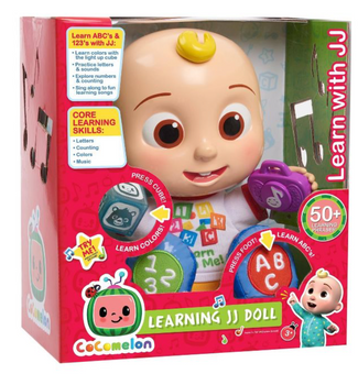 CoComelon Official Learning JJ Doll Toy New With Box