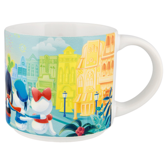 Disney Parks Magic on Main Street Mug by Fan Mickey Minnie Donald Daisy Goofy