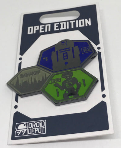 Disney Parks Star Wars Galaxy Edge Droid Depot L3-37 R2-D2 Pin New with Card