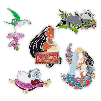 Disney Pocahontas 25th Anniversary Pin Set Limited Edition New with Box