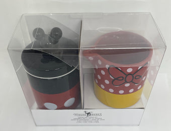 Disney Parks Mouse Wares Mickey and Minnie Cream and Sugar Set New with Box