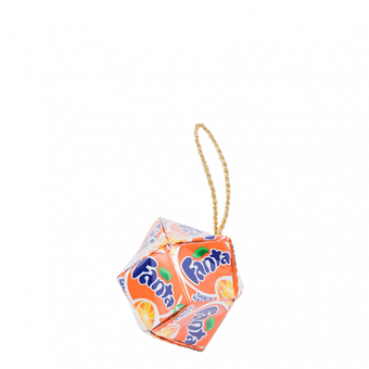 Authentic Coca Cola Coke Fanta Small Christmas Ornament Beverage Labels New Tags