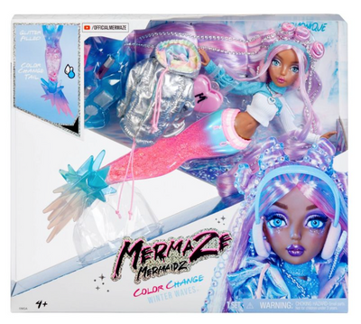 Mermaze Mermaidz Winter Waves Harmonique Mermaid Fashion Doll New With Box