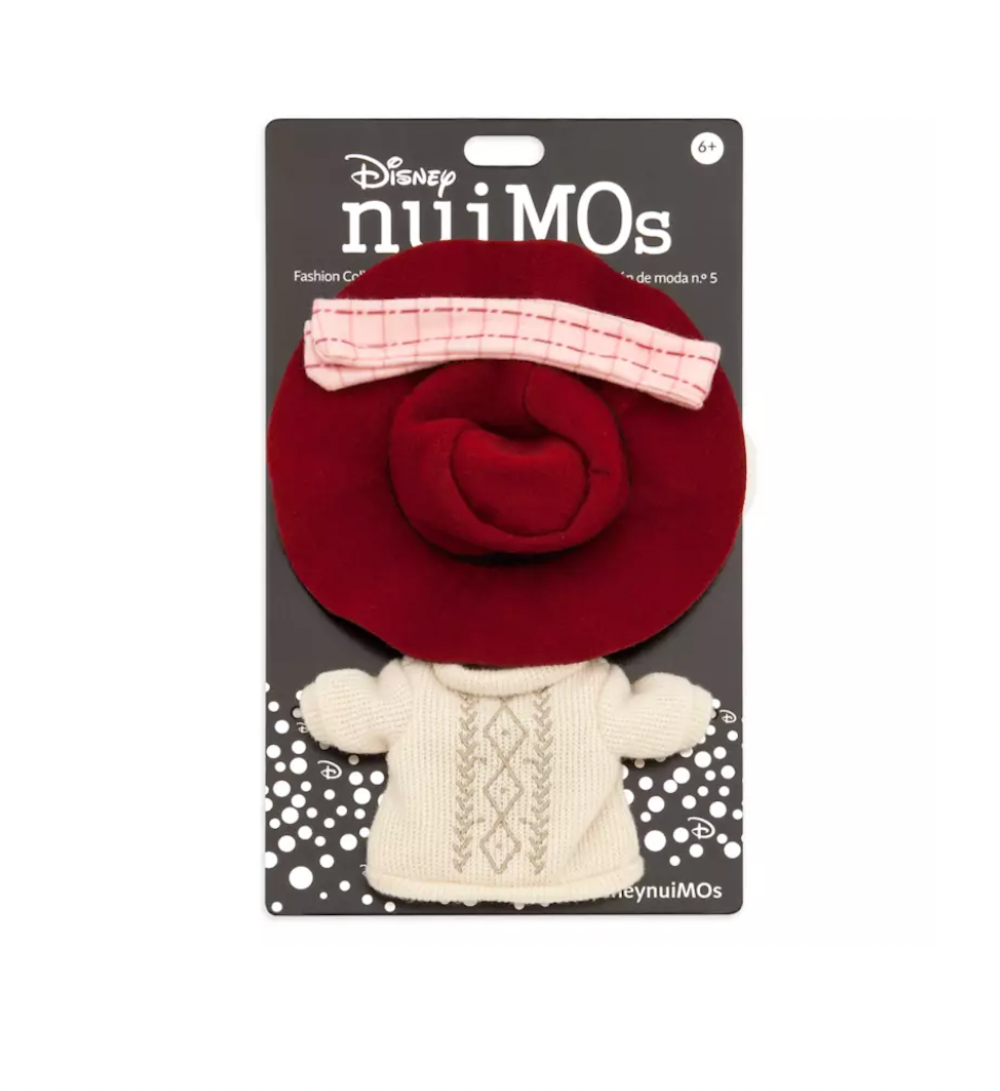 Disney NuiMOs Outfit Sweater Dress with Plaid Scarf and Hat New with Card