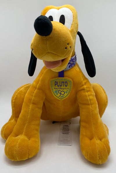 Disney Parks WDW 50th The Most Magical Celebration Pluto Plush New with Tag