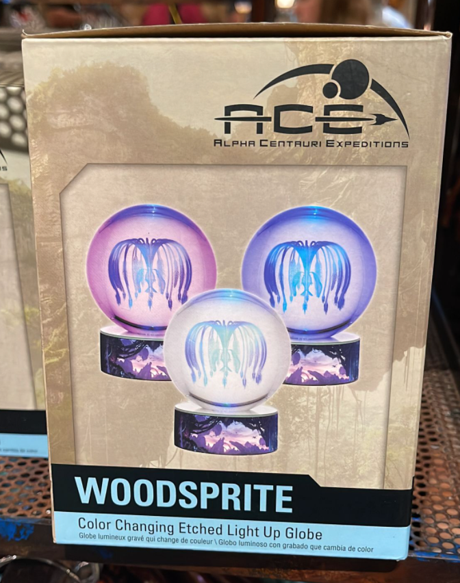 Disney Pandora Avatar Woodsprite Color Changing Etched Light Up Globe New w Box