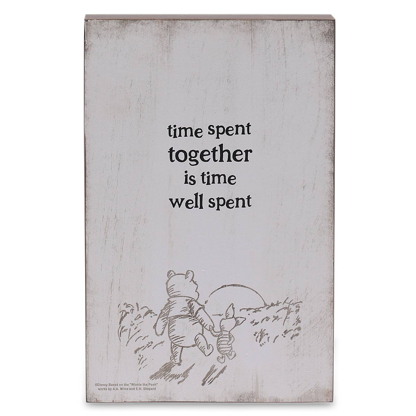 Disney Winnie the Pooh and Piglet Time Spent Together Wall Décor New