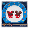 Disney Parks Food Icons Mickey and Friends Plate Set New with Box