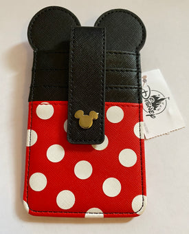Disney Parks Minnie Bow and Dots Credit Card Wallet New with Tags