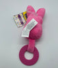 Peeps Easter Peep Pink Bunny Pet Toy Squeaker Ring Plush New with Tag