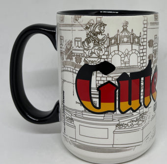 Disney Parks Epcot Germany Mickey Guten Tag Ceramic Coffee Mug New