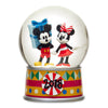 Disney Store Mickey and Minnie Mouse Christmas Holiday Snowglobe 2018 New