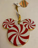 Disney Parks Santa Minnie Icon Disc Ceramic Christmas Ornament New With Tags