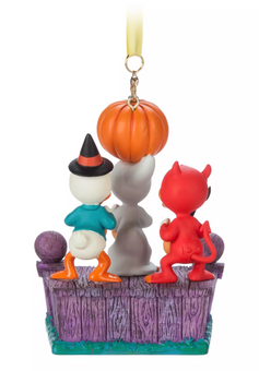 Disney Halloween Huey Dewey Louie Singing Living Magic Sketchbook Ornament New