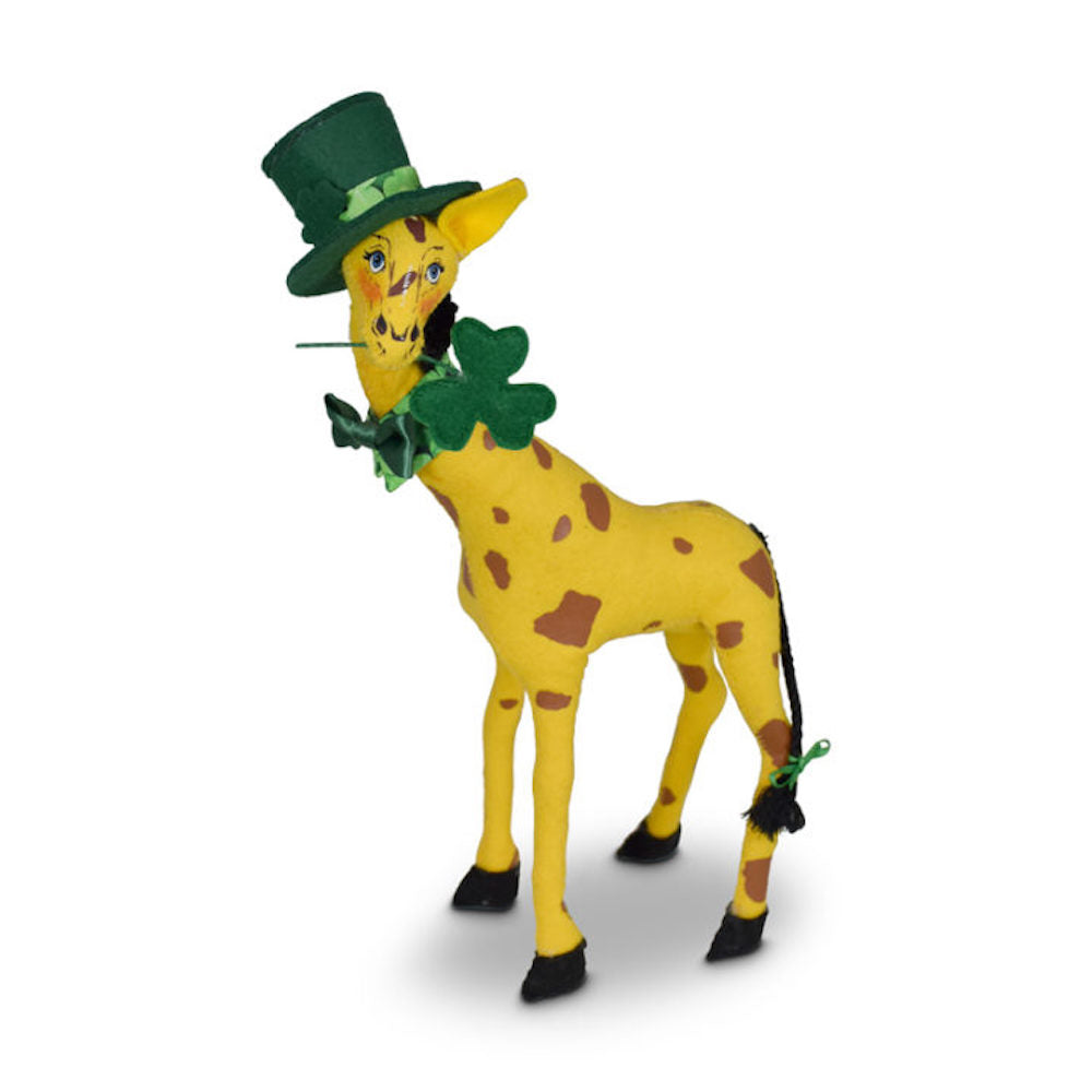 Annalee Dolls 2022 St. Patrick's 12in Irish Giraffe Plush New with Tag