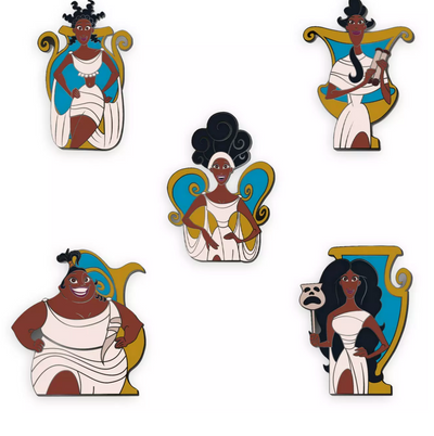Disney D23 Exclusive Hercules 25th Anniversary The Muses Pin Set Limited New Tin