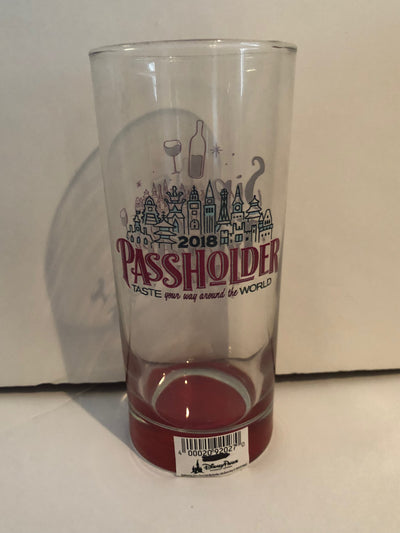 Disney 2018 Food Wine Festival Passholder Sip Your Troubles Away Tall Glass New