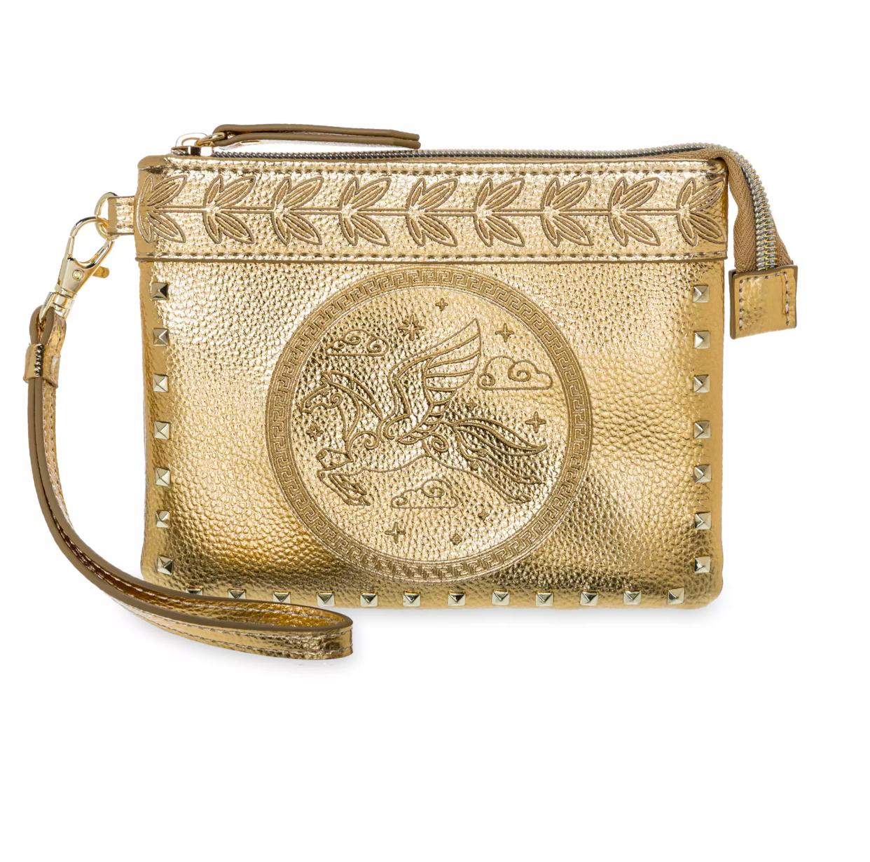 Disney Parks 25th Hercules Golden Wristlet Grecian Patterns New with Tag