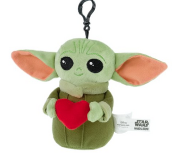 Hallmark Disney Star Wars Mandalorian Child Plush Clip Valentines New With Tag