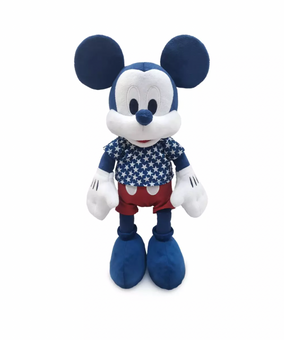 Disney Parks Mickey Americana 4th of July Plush Small 13inc New with Tag