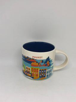 Starbucks Coffee You Are Here Thailand Phuket Ceramic Coffee Mug New with Box