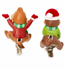 Disney Sketchbook Chip 'n Dale Clip-On Christmas Ornament Set New