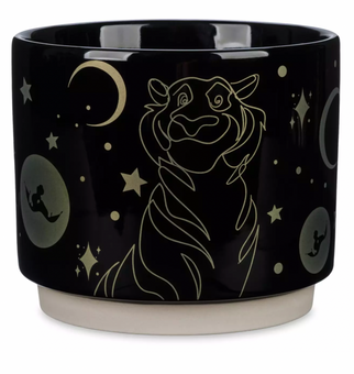 Disney Aladdin Rajah Art Gloss Finish Small Flower Pot Planter New