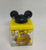 Disney Springs M&M's World Yellow Mickey Ears Cube Milk Chocolate New