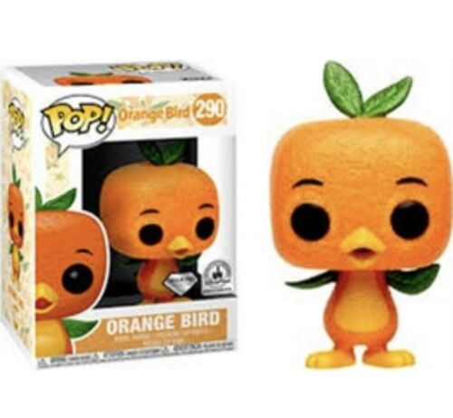 Disney Parks Exclusive Orange Bird Diamond Funko Pop! #290 New with Box