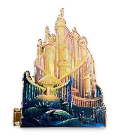Disney The Little Mermaid Ariel Castle Collection Limited Pin New with Card