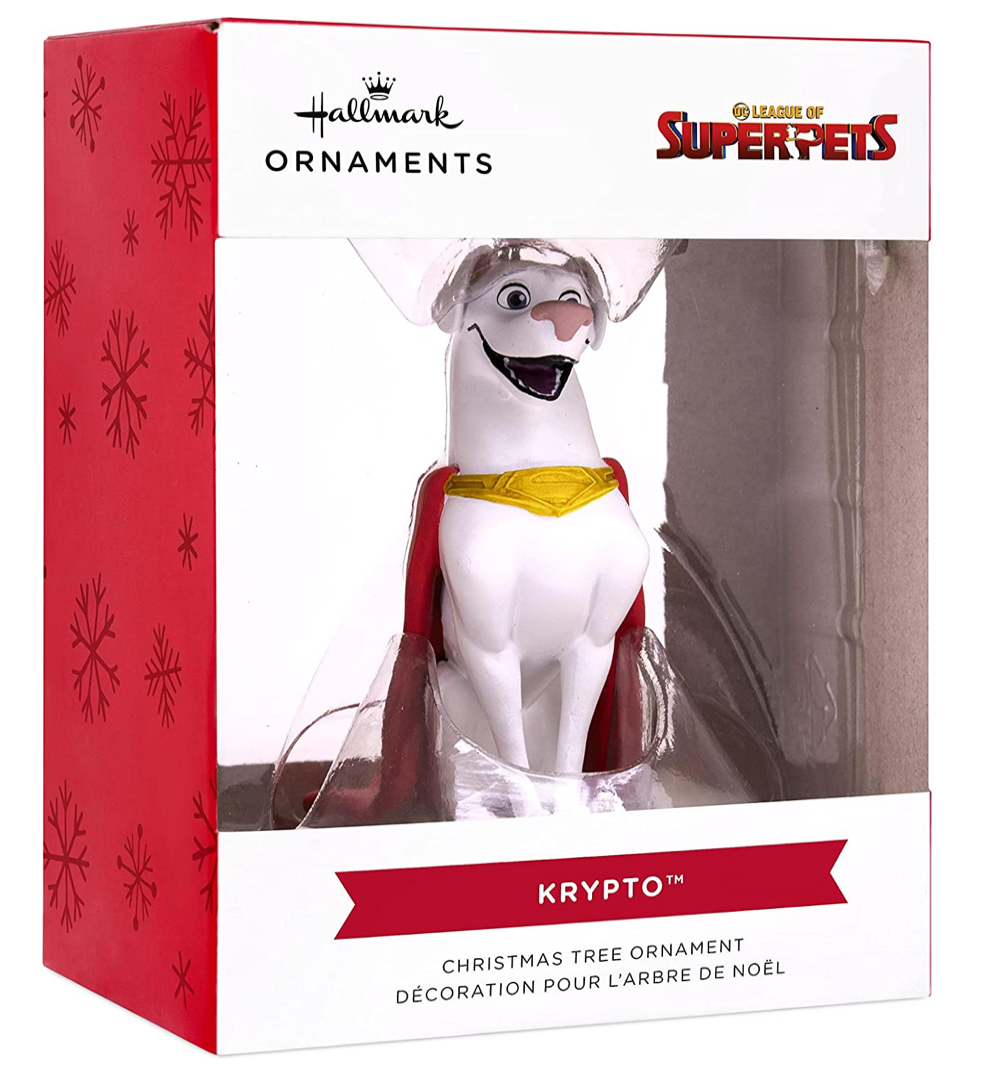 Hallmark 2022 DC League of Super-Pets Krypto Christmas Ornament New With Box