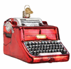 Old World Christmas Typewriter Glass Christmas Ornament New with Box