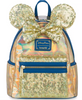 Disney Parks Minnie Mouse EARidescent Loungefly Mini Backpack Gold New With Tags