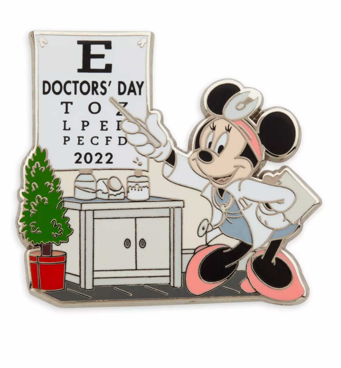 Disney Parks Celebrating Doctors' Day 2022 Minnie Limited Pin New with Card