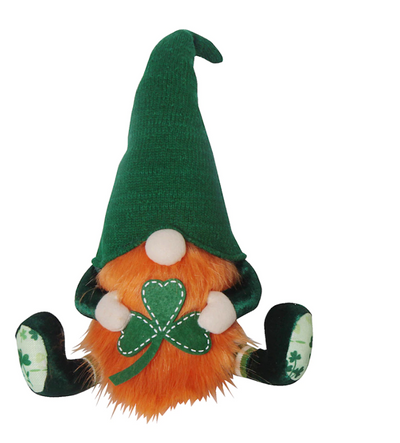St. Patrick's Day Irish Lucky Shamrocks Gnome Tabletop by Ashland New with Tag