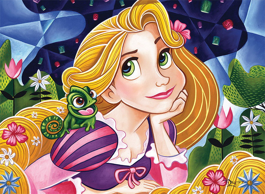 Disney Ceaco Tangled Flowers in Her Hair 200 Pcs Puzzle New with Box