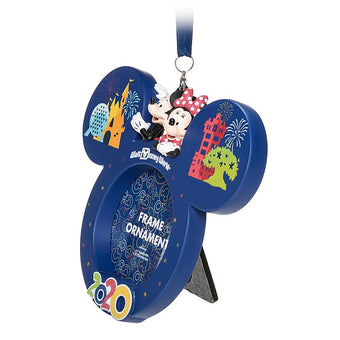 Disney Parks WDW 2020 Mickey and Minnie Photo Frame Ornament New with Tag