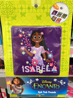 Disney Encanto Isabela 5pk Tub Treads New with Box